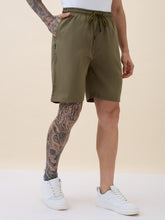 Men's Solid Basic Regular Fit Drawstring Shorts
